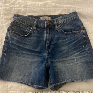 Madewell High Rise Denim Shorts